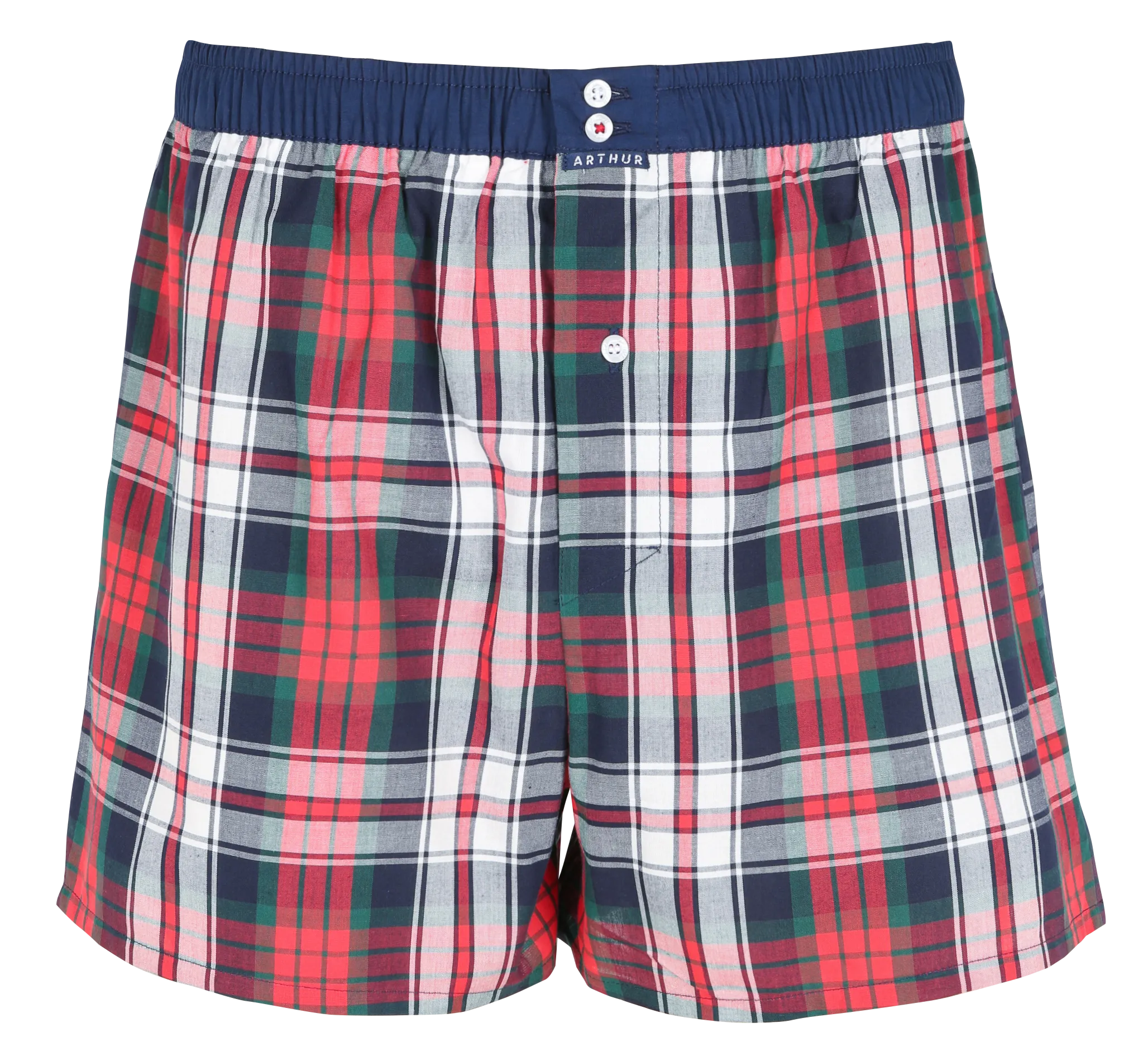 Caleçon large en coton Rouge