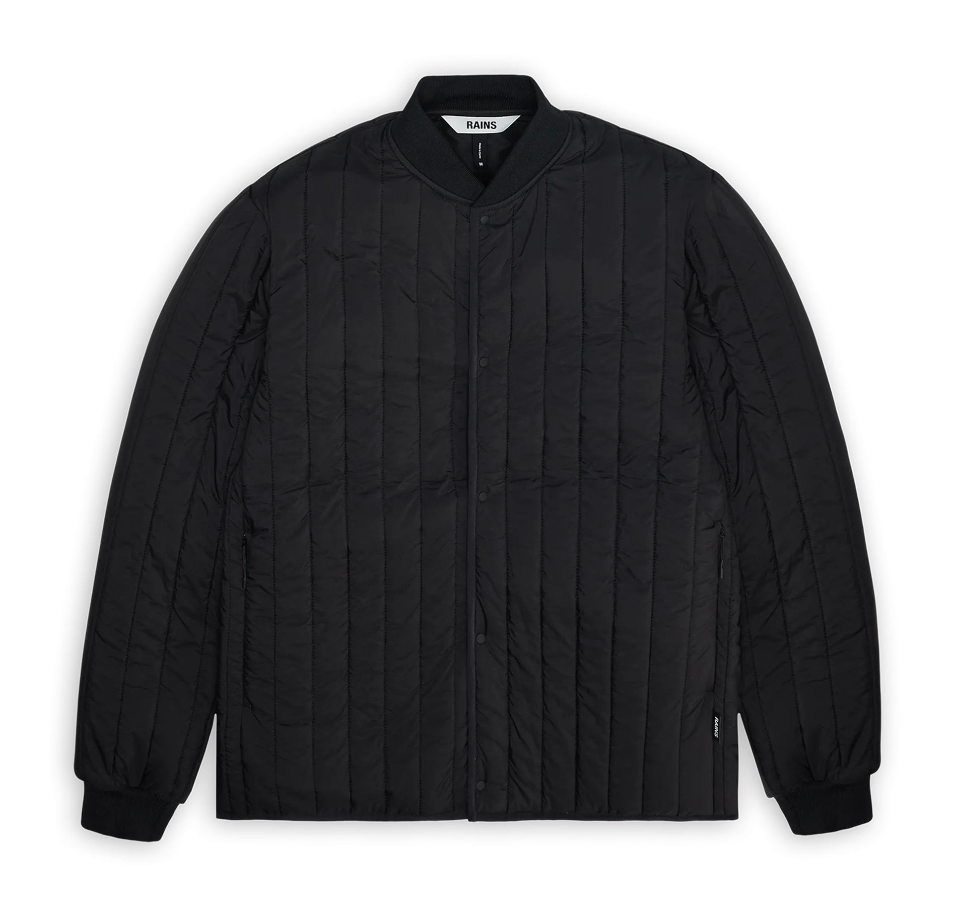 Blouson col teddy droit matelassé Noir BANJA