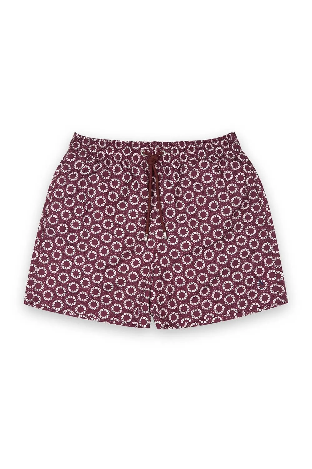 Short de bain imprimé ceinture élastique Rouge OURSINS