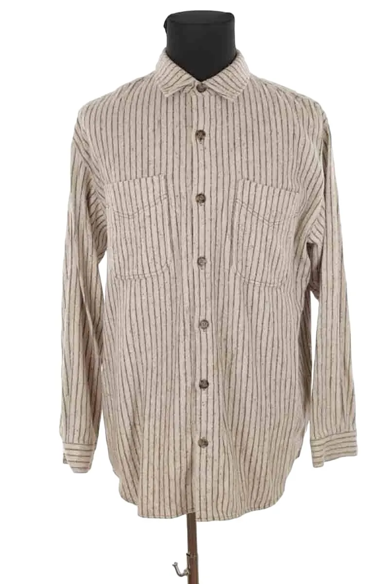 Surchemise en coton Beige