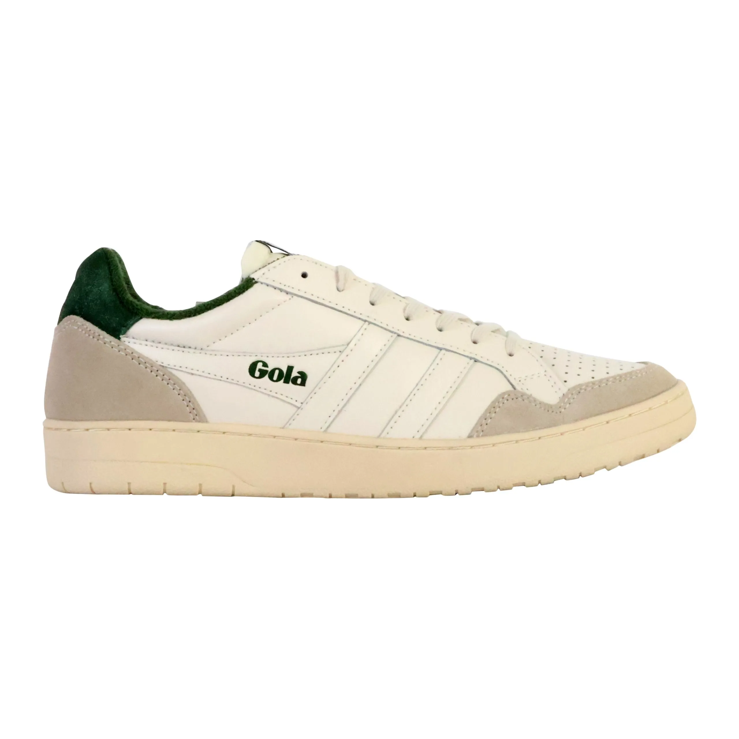 Baskets basses suede Vert