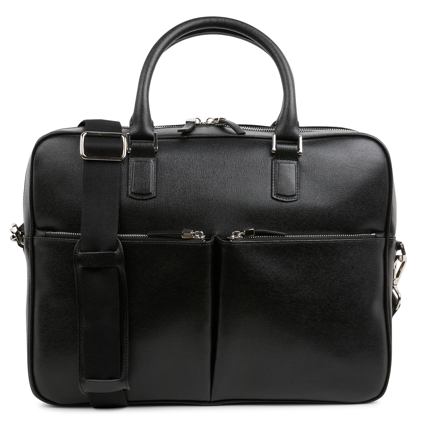 Porte-documents en cuir Noir