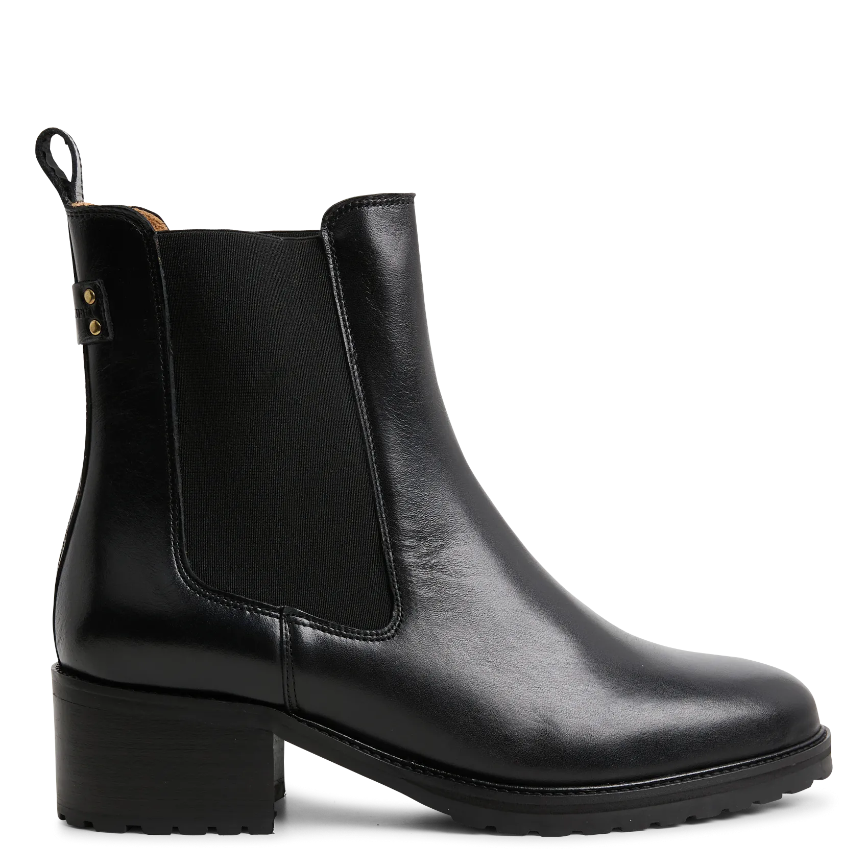 Bottines en cuir Noir GOLDA