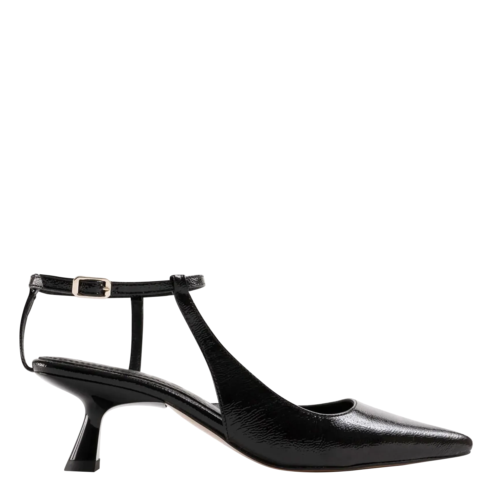 Escarpins en cuir verni Noir CAMELIA