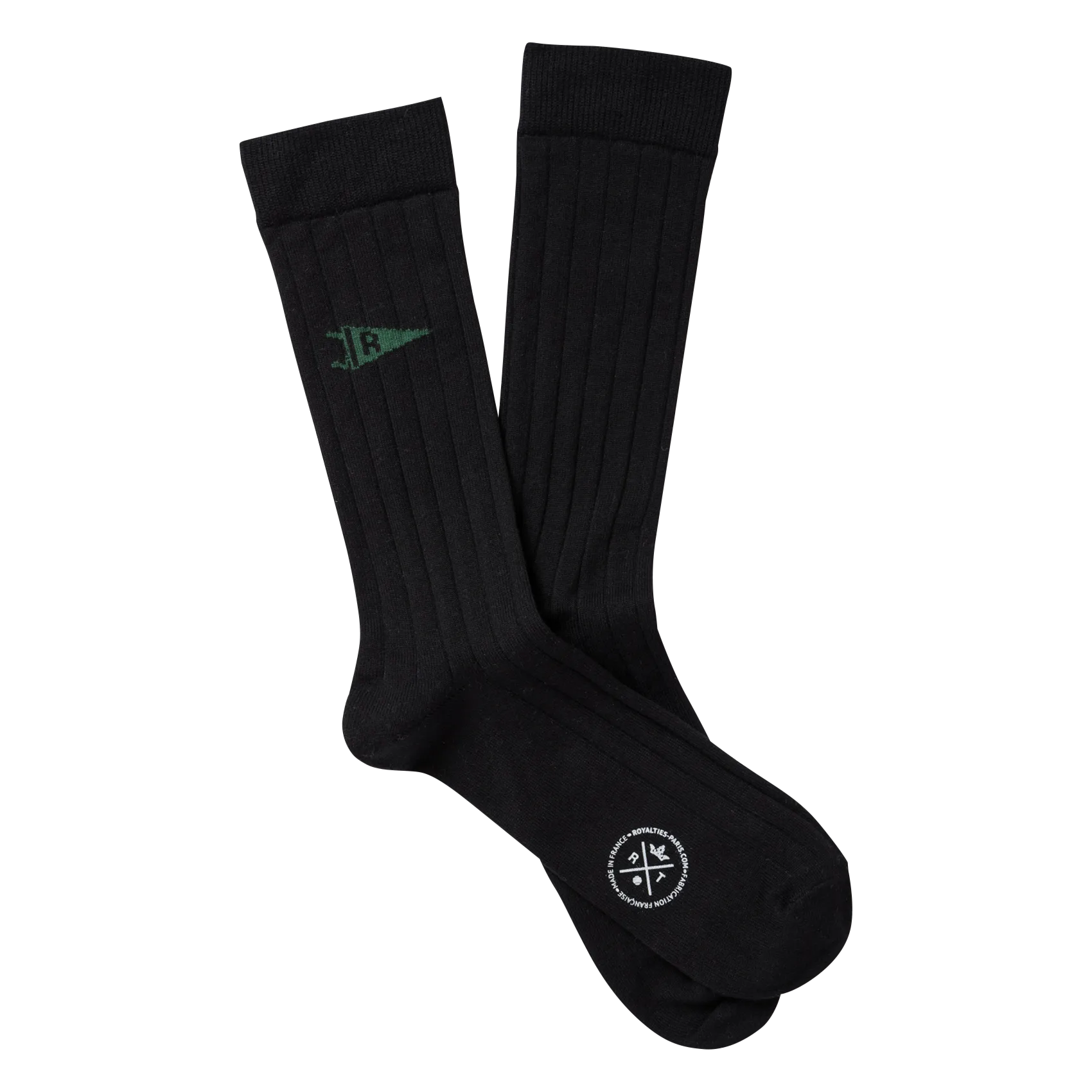 Chaussettes en coton mélangé Noir SIMON