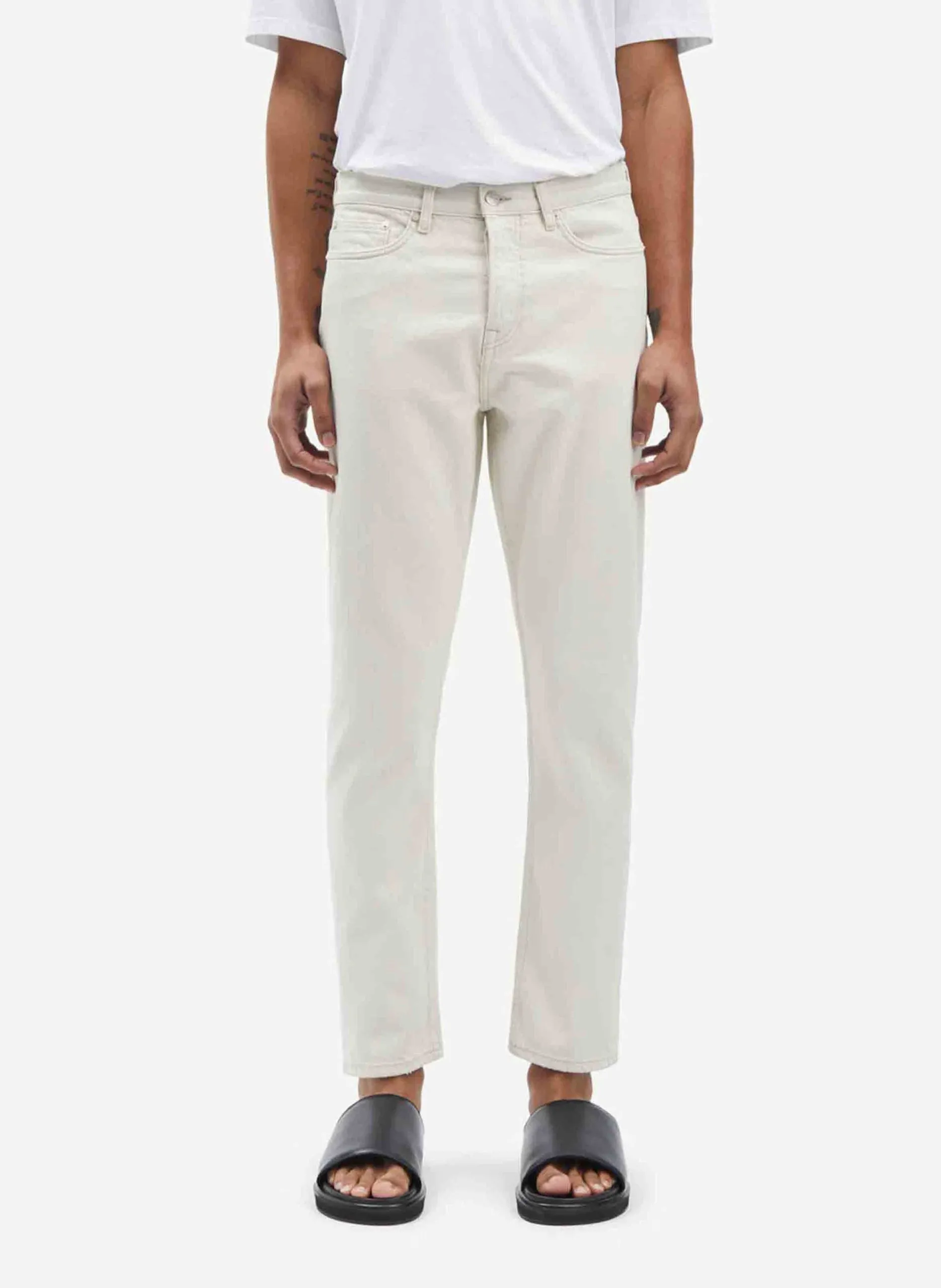 Jean droit Blanc SACOSMO