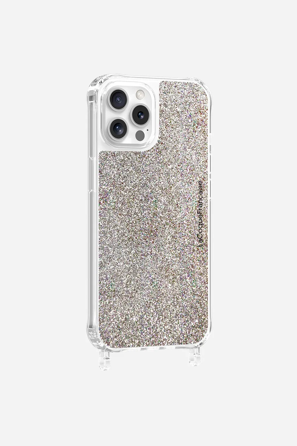 Coque de téléphone paillettes avec anneaux pour iphone 12 pro max Multicolore