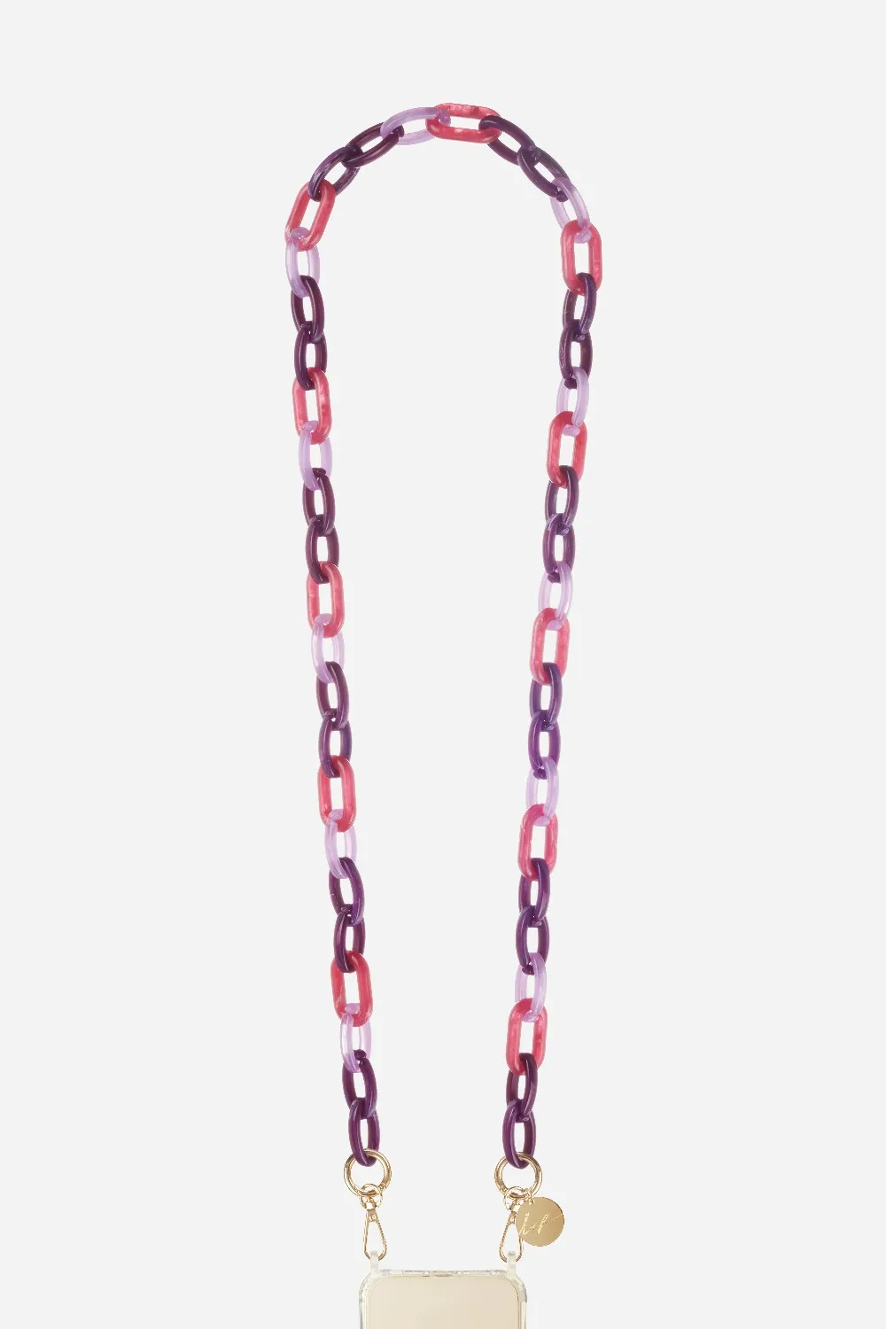 Chaîne de téléphone en résine Rose THEA