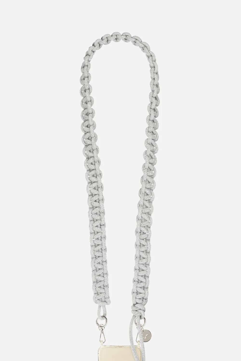 Chaîne de téléphone en coton Argent GIULIA