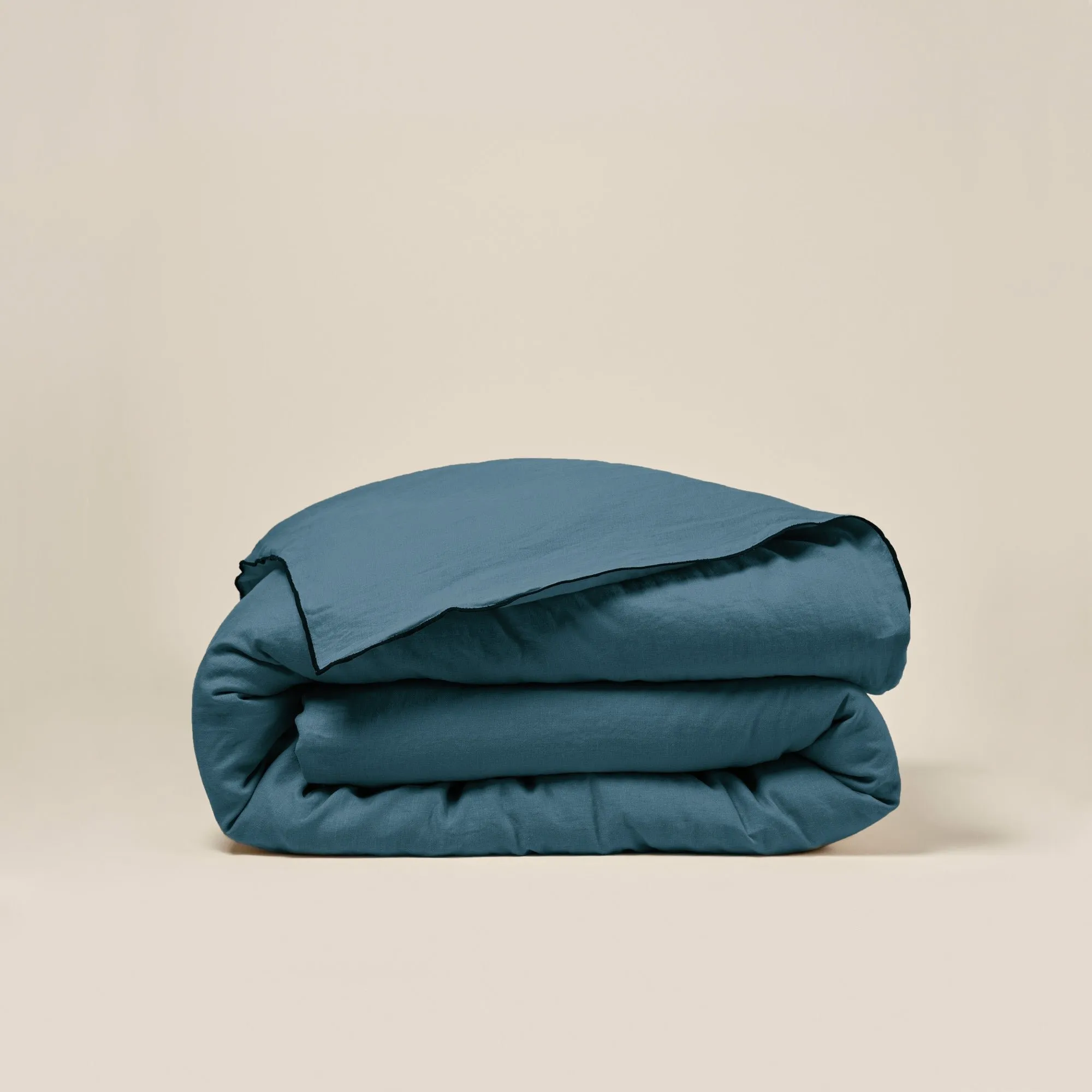 Housse de couette Bleu CARLINA