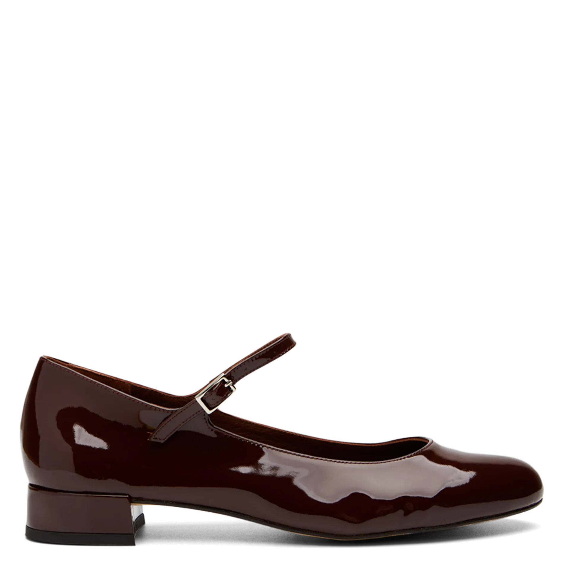 Ballerines en cuir Marron EMILIA