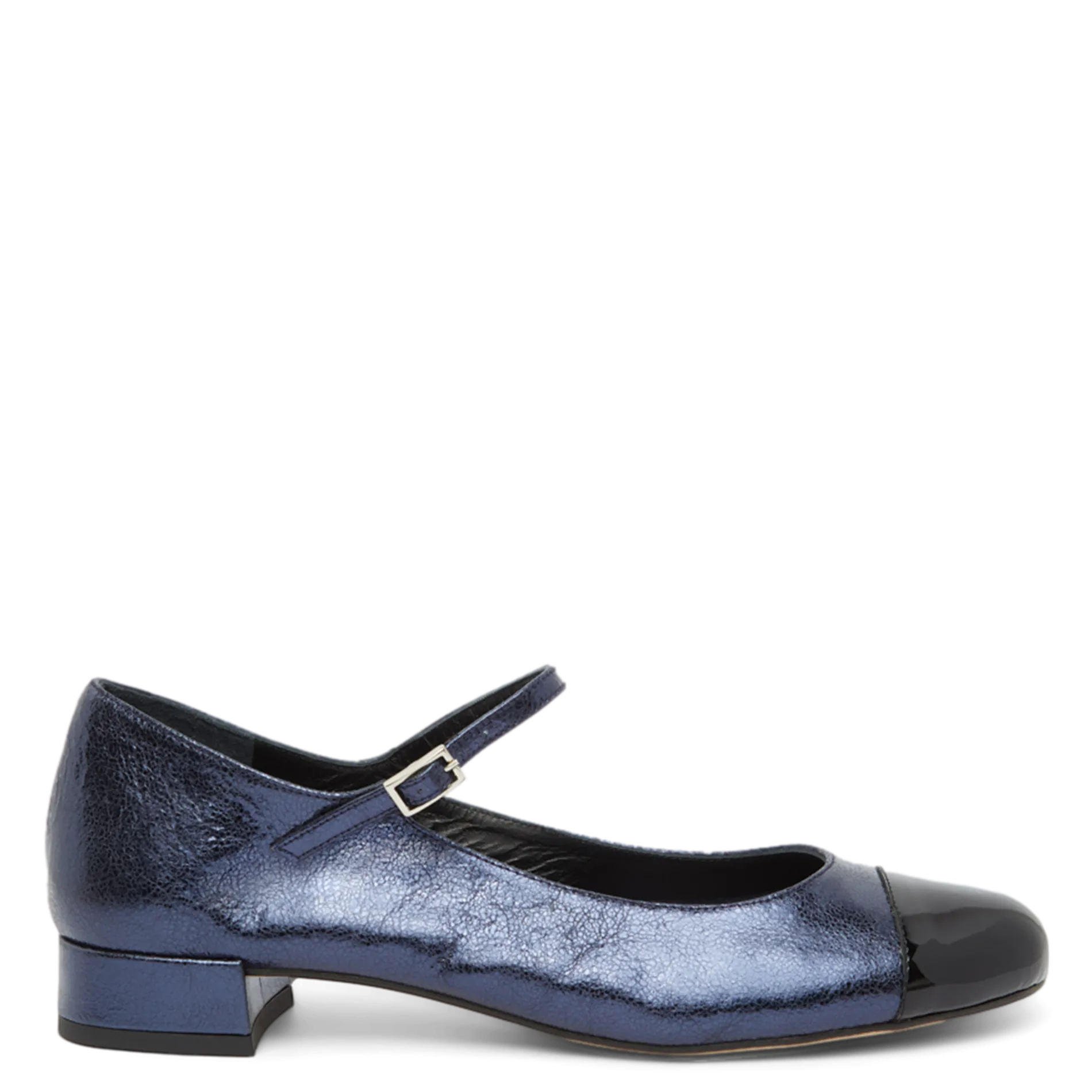 Ballerines en cuir Bleu LOLA