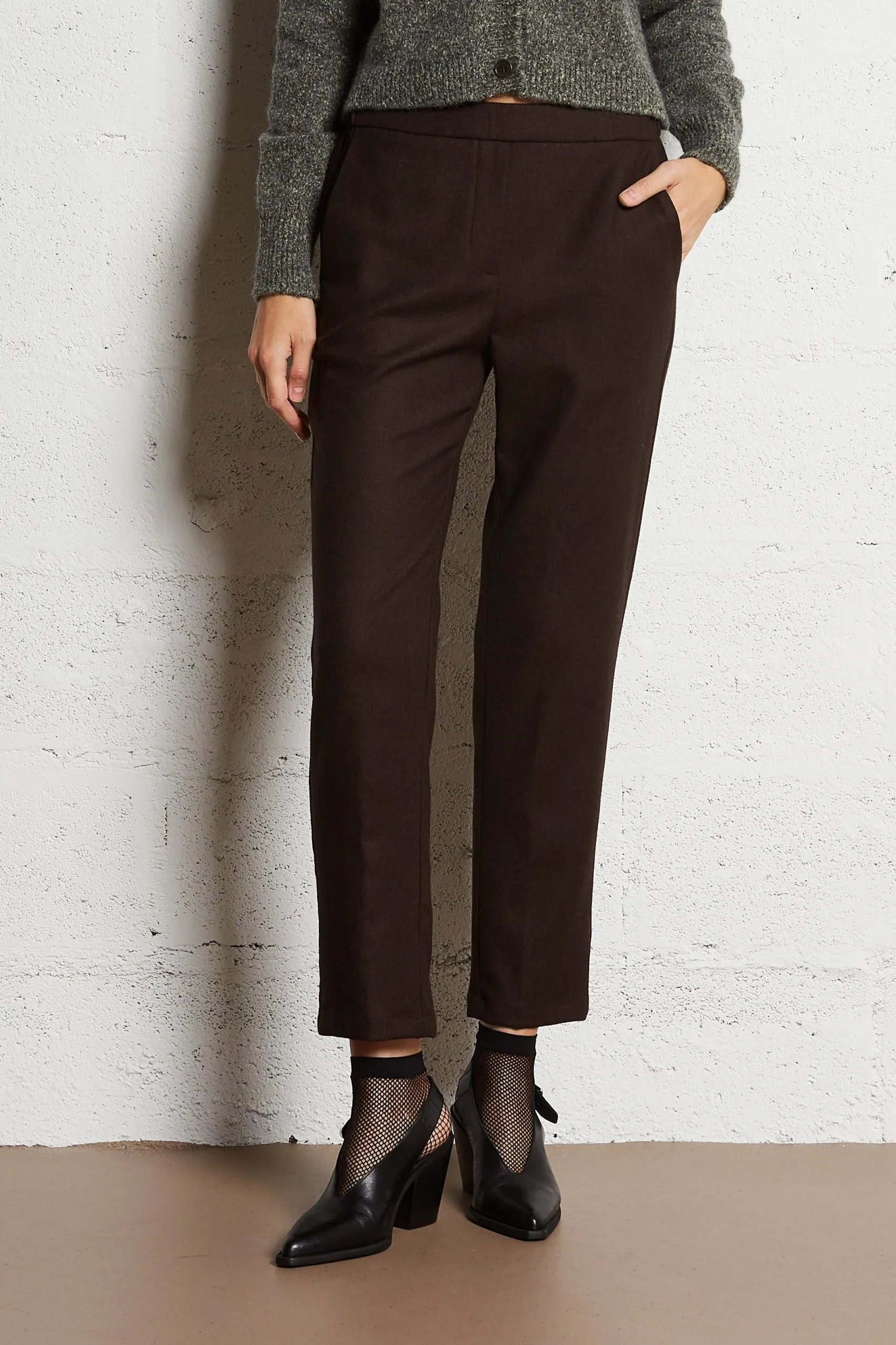 Pantalon droit Marron PACIFIO