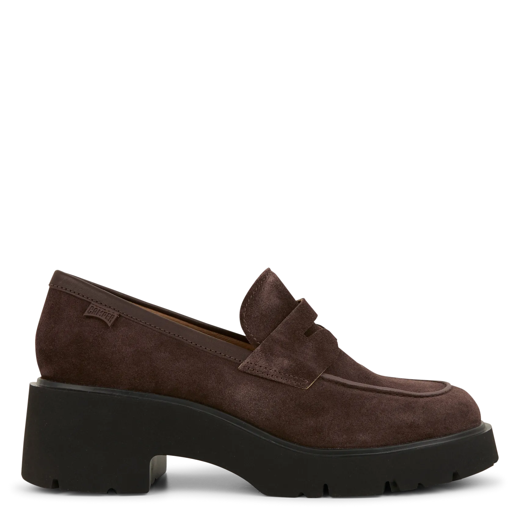 Mocassins en cuir Marron MILAH