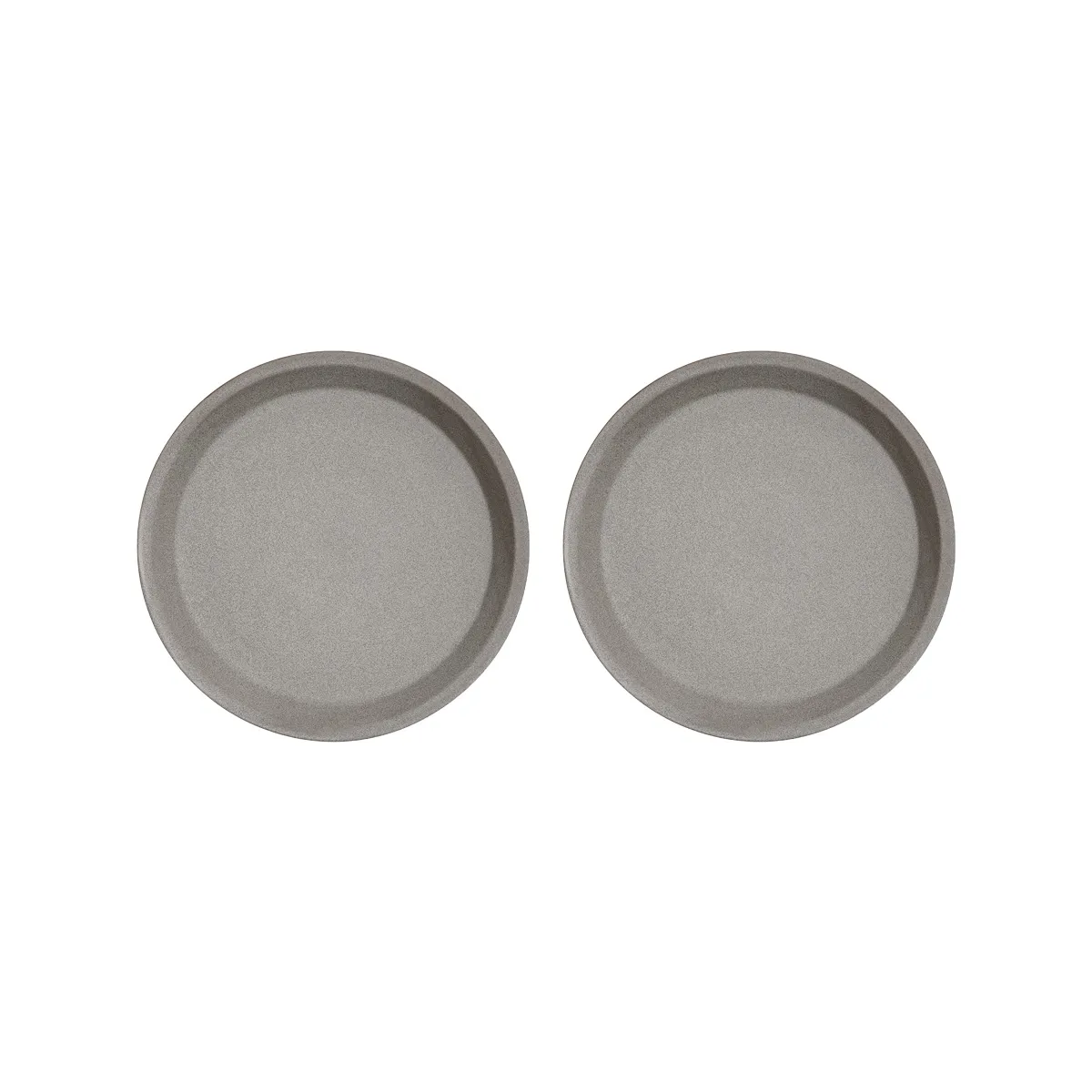 Assiette creuse en terre cuite Gris