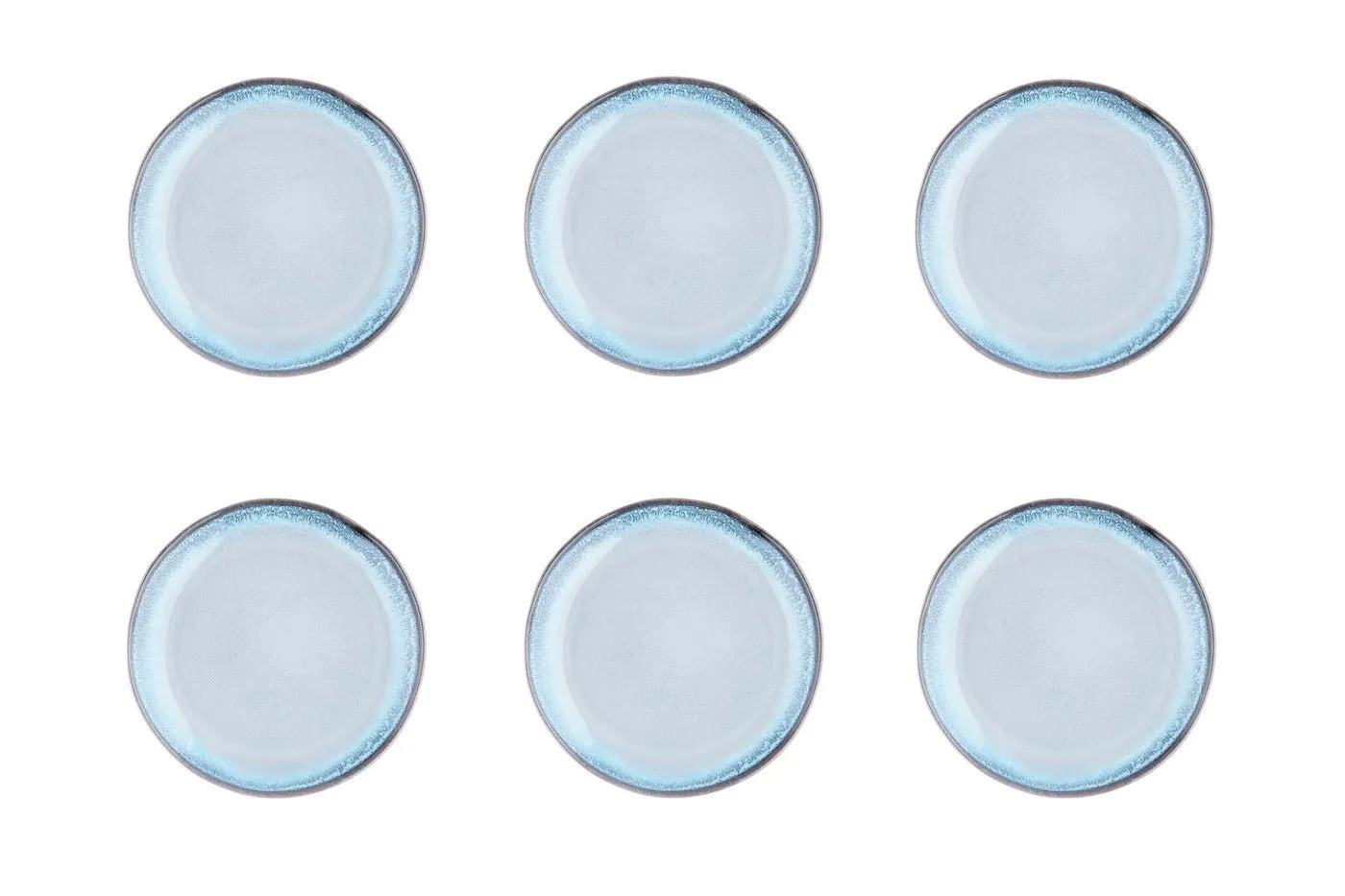 Assiette genesis ø20,5cm - 6 pièces - mer Bleu