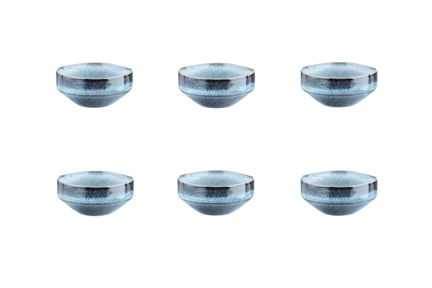 Bol genesis ø11cm - 6 pièces - terre Bleu