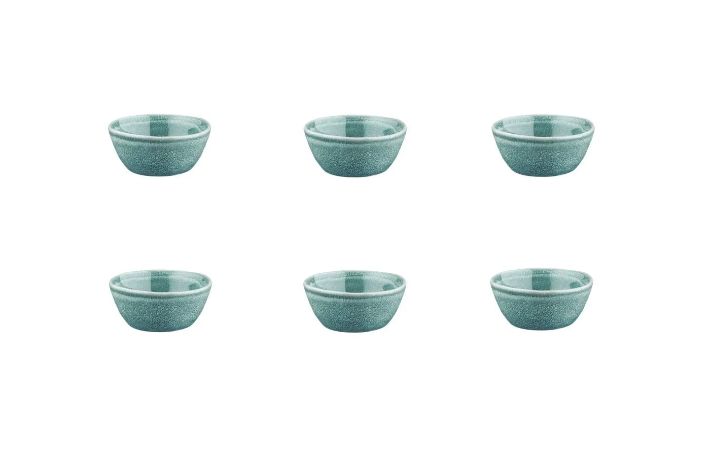 Bol magma ø9cm - 6 pièces - menthe Bleu