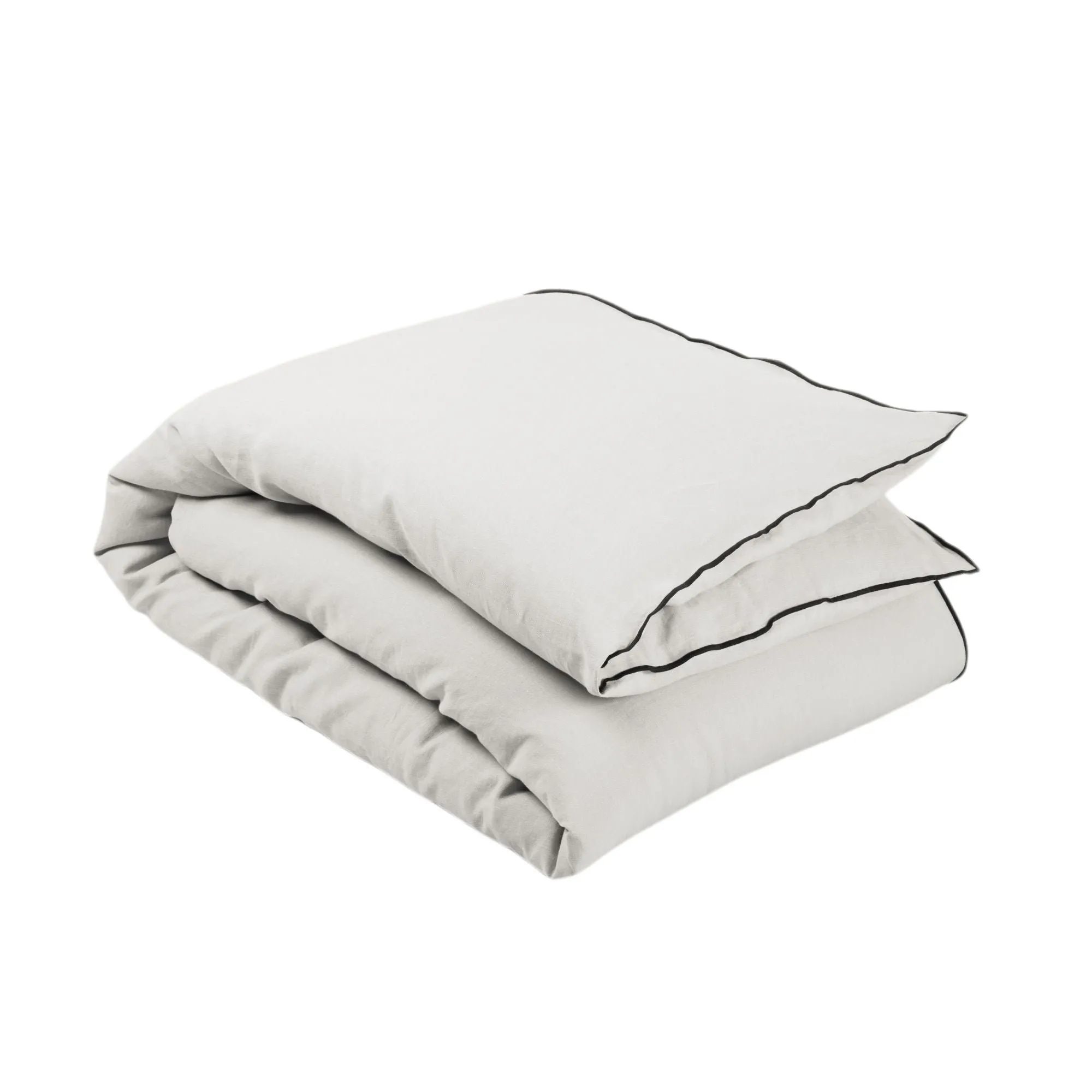 Housse d'édredon Beige CARLINA