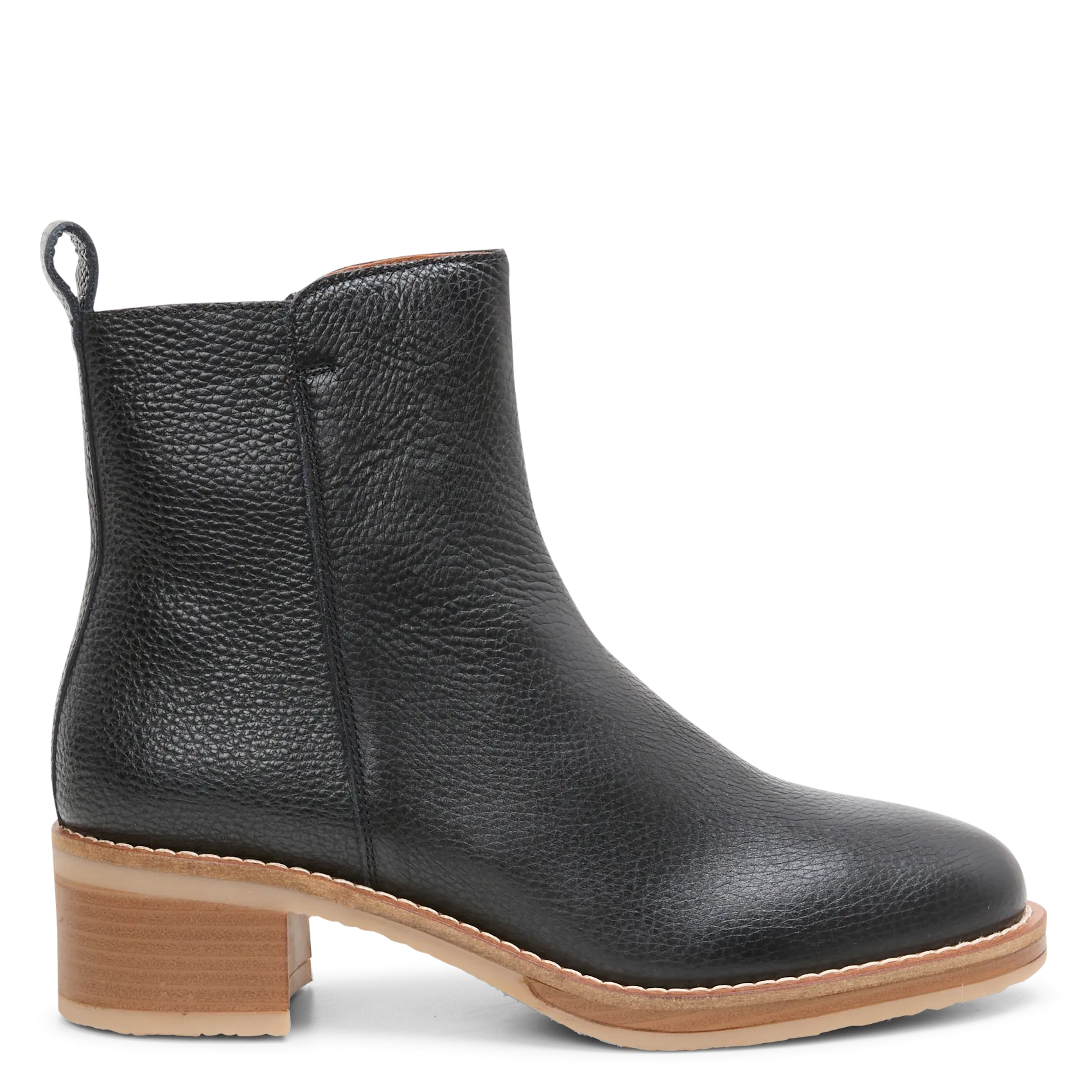Bottines en cuir Noir ADELAIDE