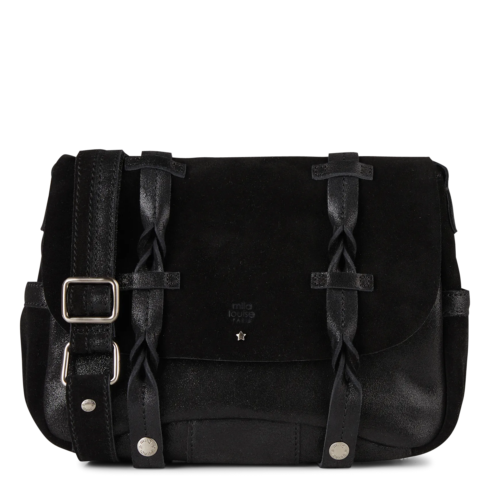 Besace en cuir Noir ALESS