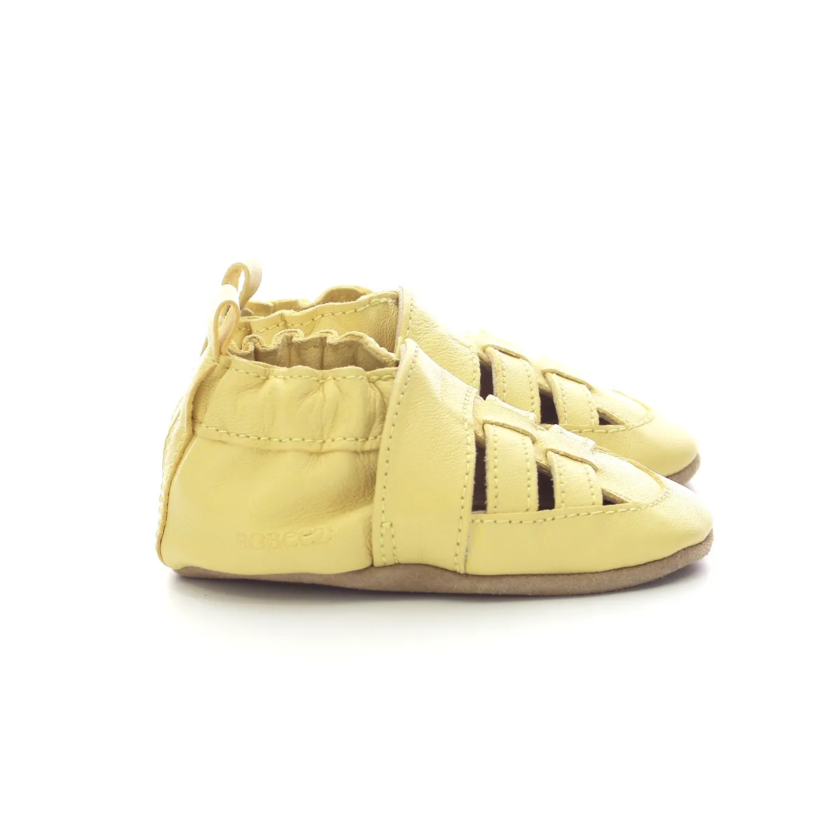 Salomés cuir Jaune SANDIZ VEG