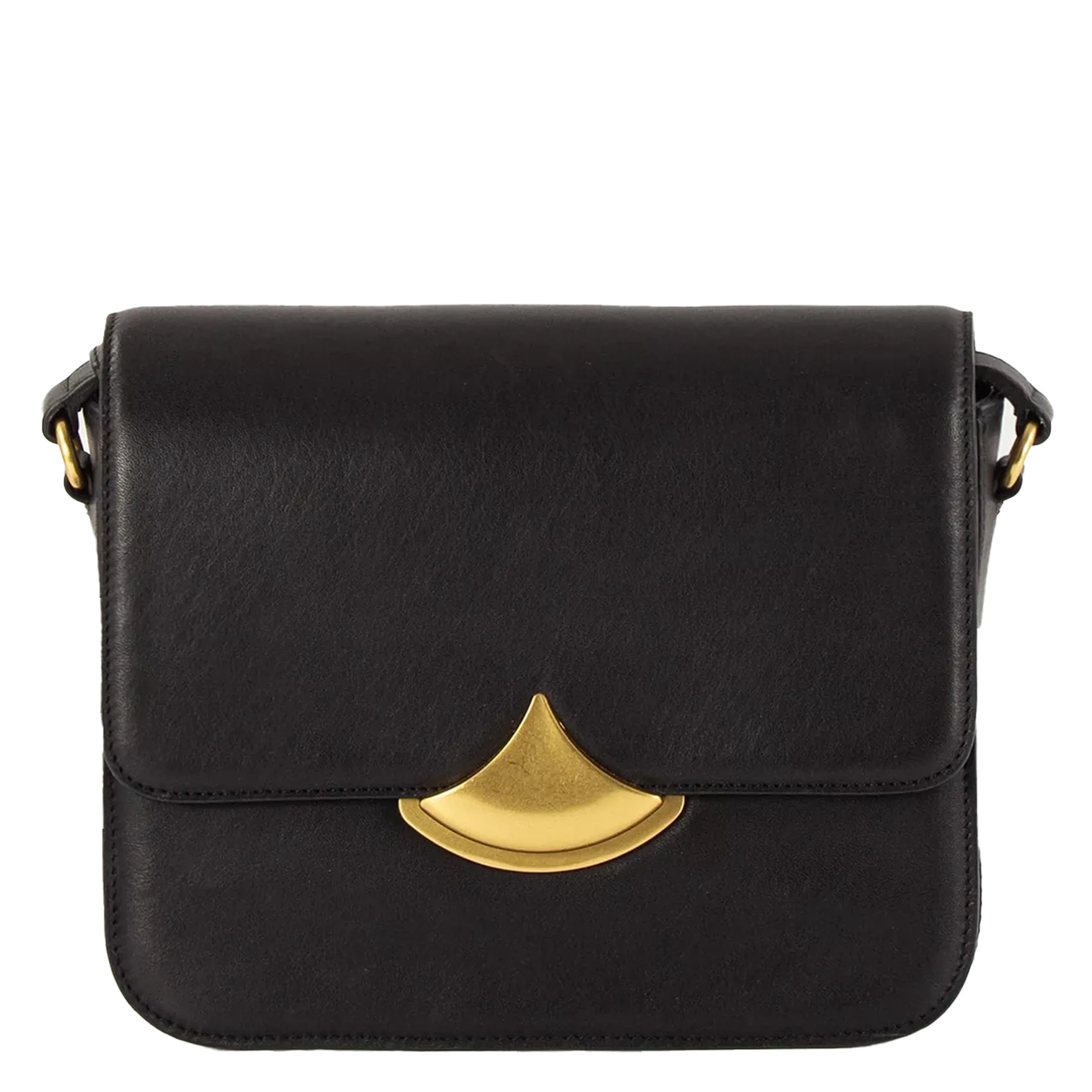 Sac bandoulière en cuir Noir DIVILUZ