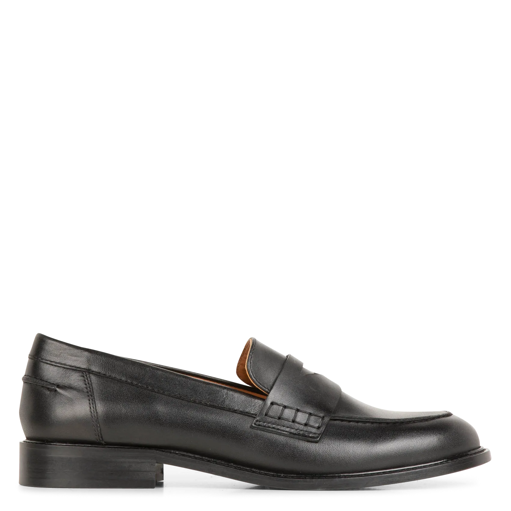 Mocassins en cuir Noir BILLIE