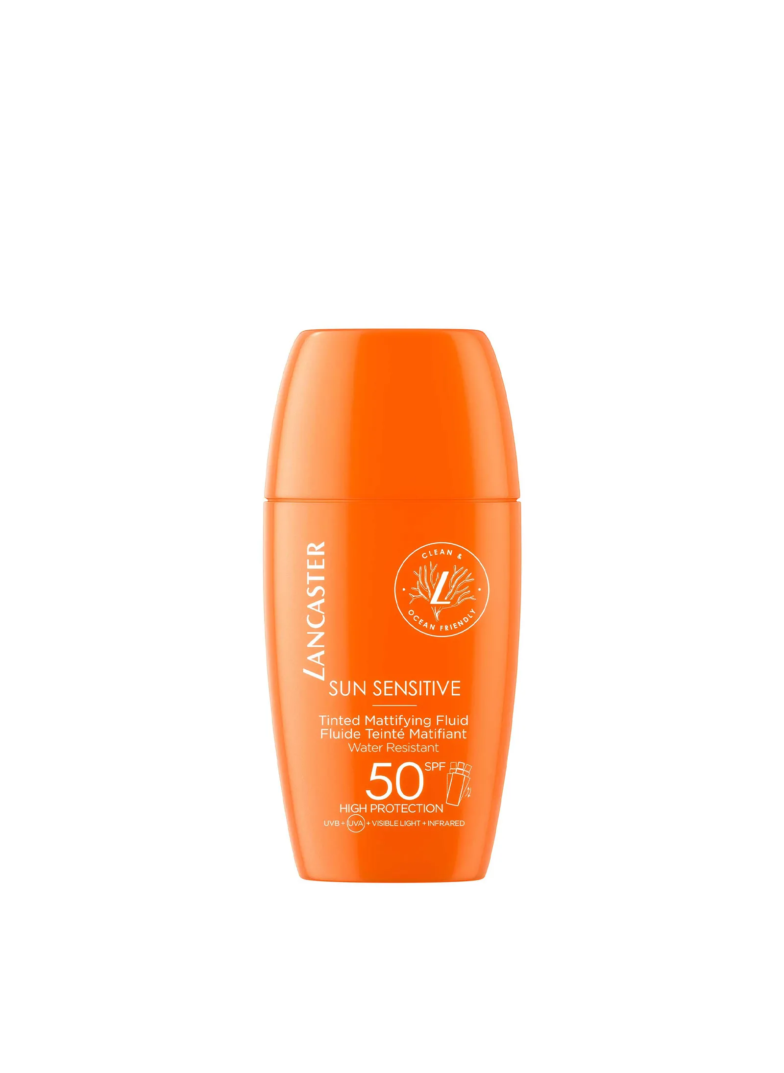 SPF 50 SUN SENSITIVE FLUIDE MATIFIANT TEINTE