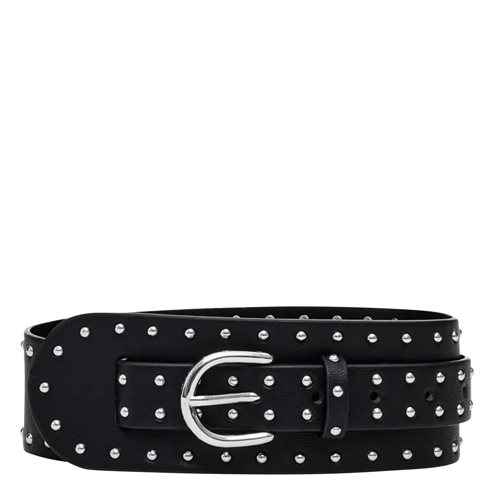 Ceinture effet cuir Noir