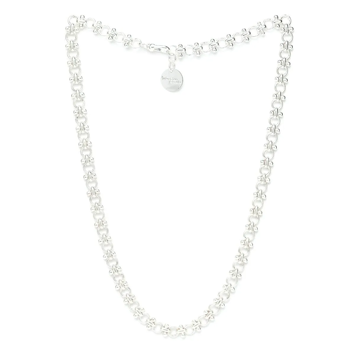 Maxi collier doré à l'or fin Argent HÉBÉ