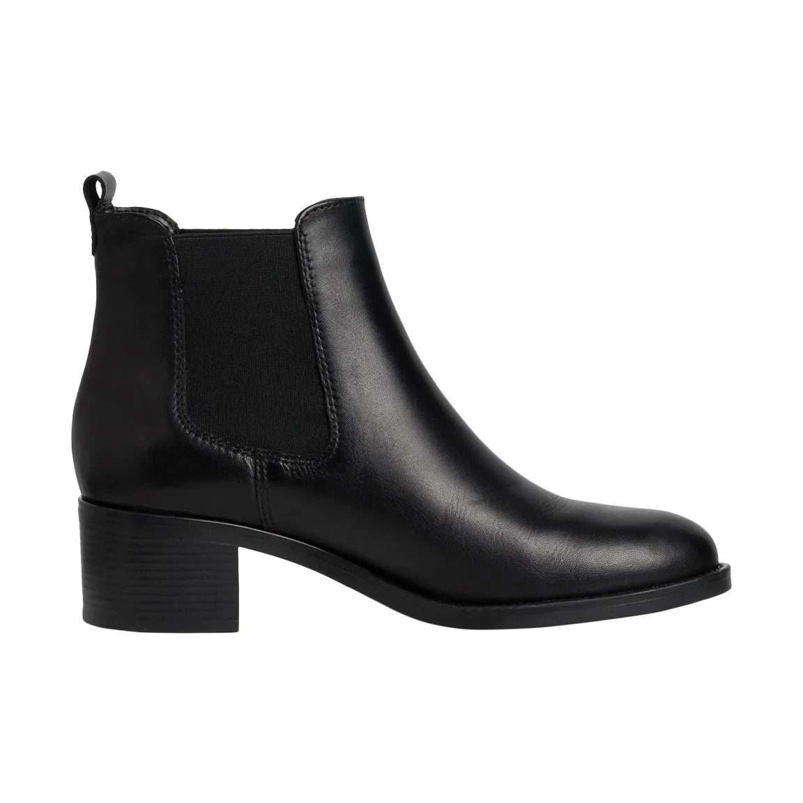 Bottines cuir chelsea Noir