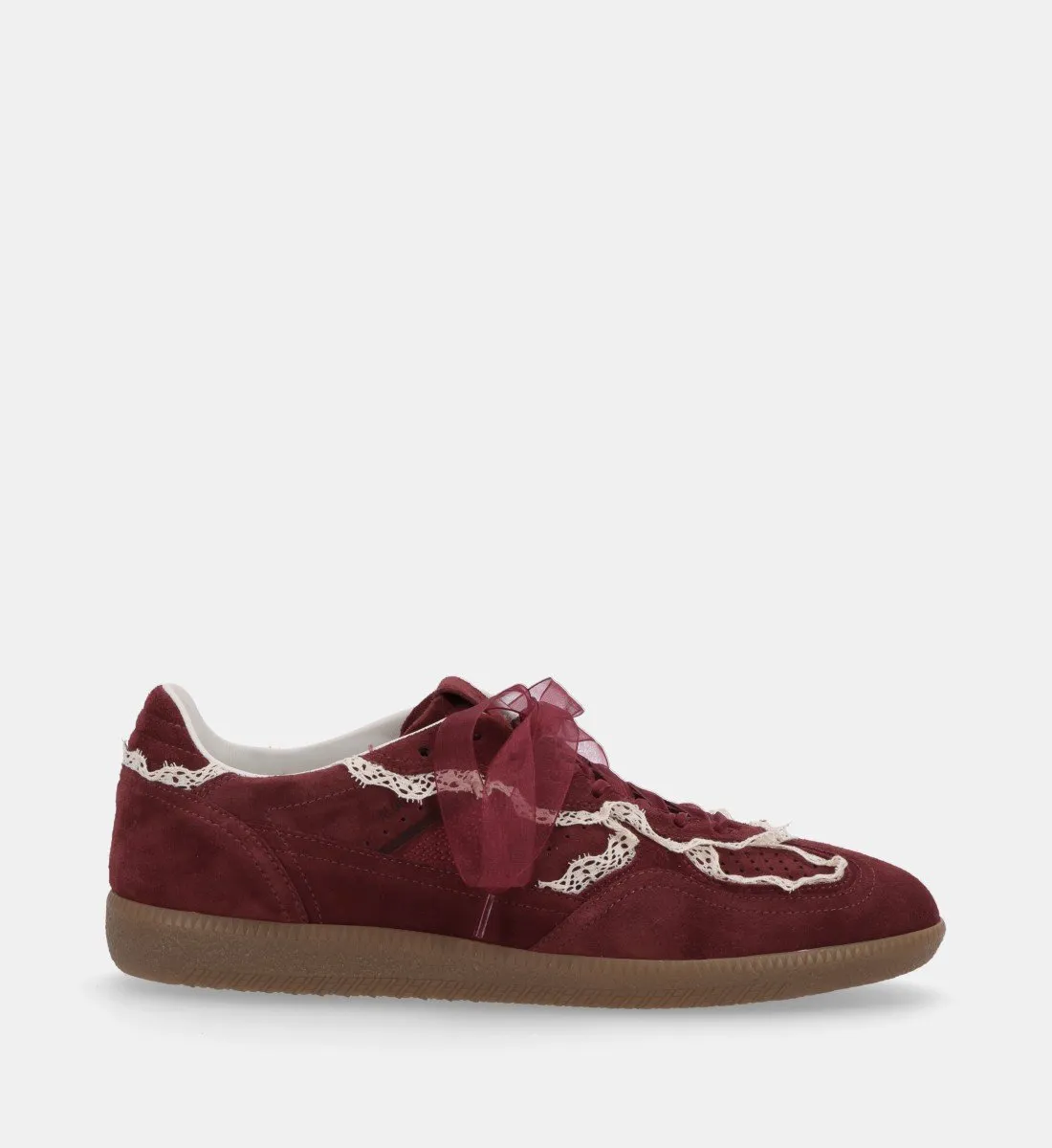 Baskets en cuir Rouge TB.490