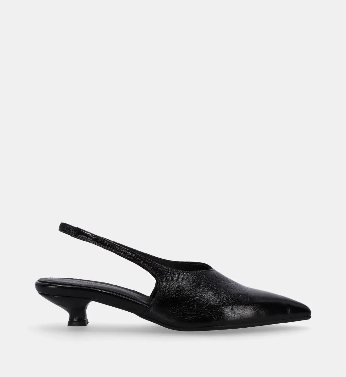 Escarpins en cuir Noir EROS