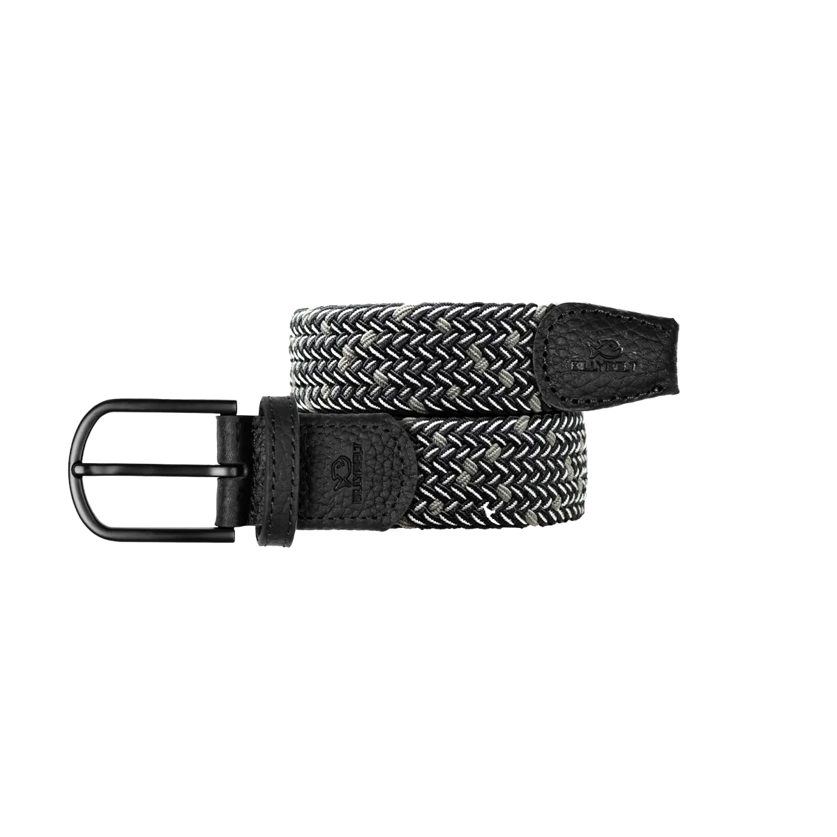 Ceinture tressée élastique multicolore Bleu KALTA