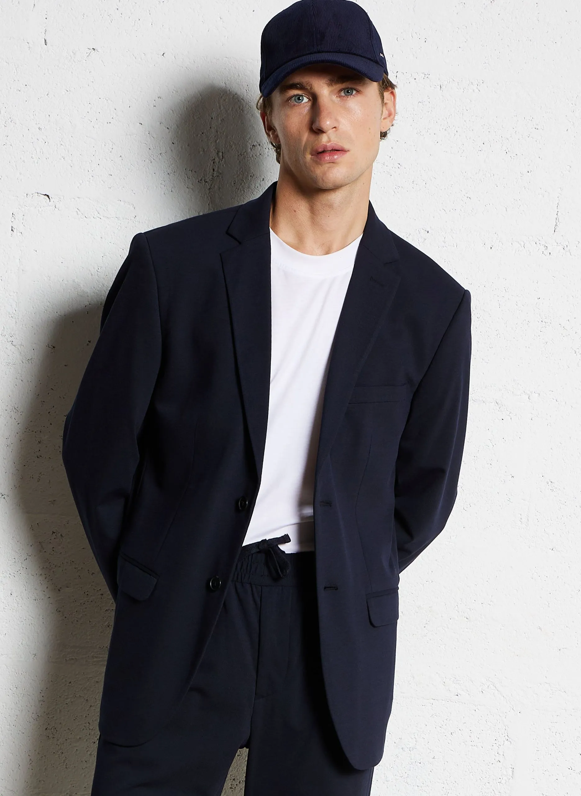 Veste de blazer ajustée Bleu NOAH