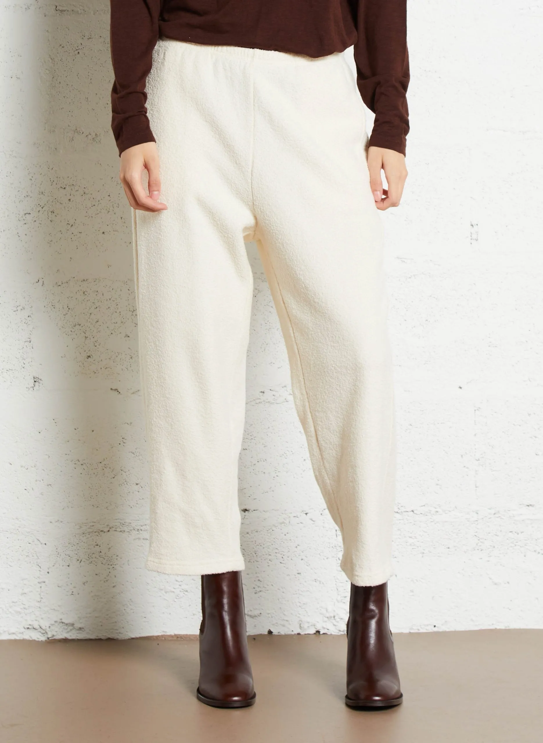 Pantalon en coton organique Beige BOBYPARK