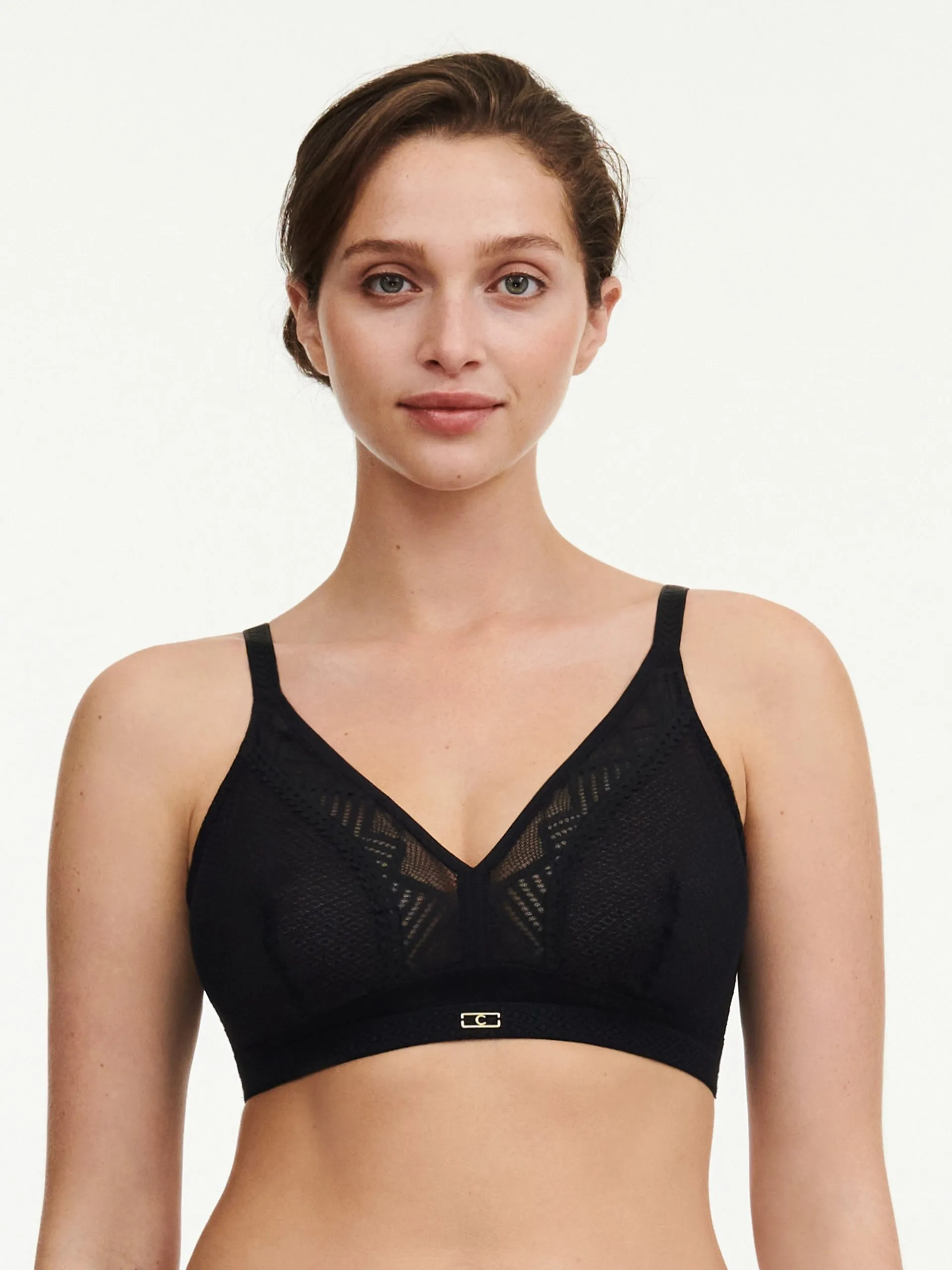 Soutien-gorge sans armature maintien en dentelle Noir ORIGINS