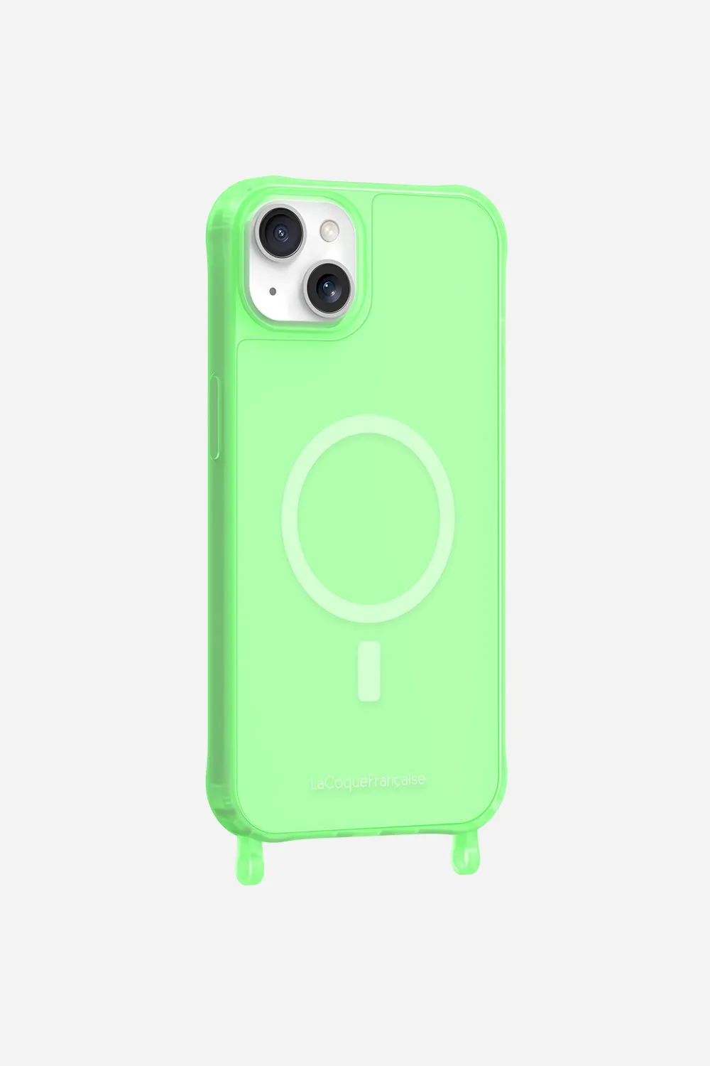 Coque de téléphone magsafe avec anneaux pour iphone 14 plus Vert