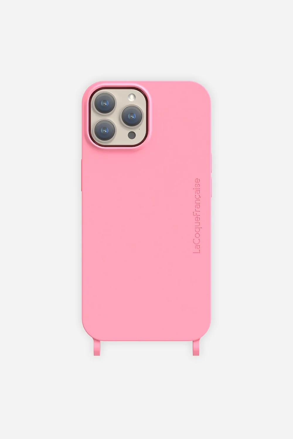 Coque de téléphone soft touch avec anneaux pour iphone 15 pro max Rose