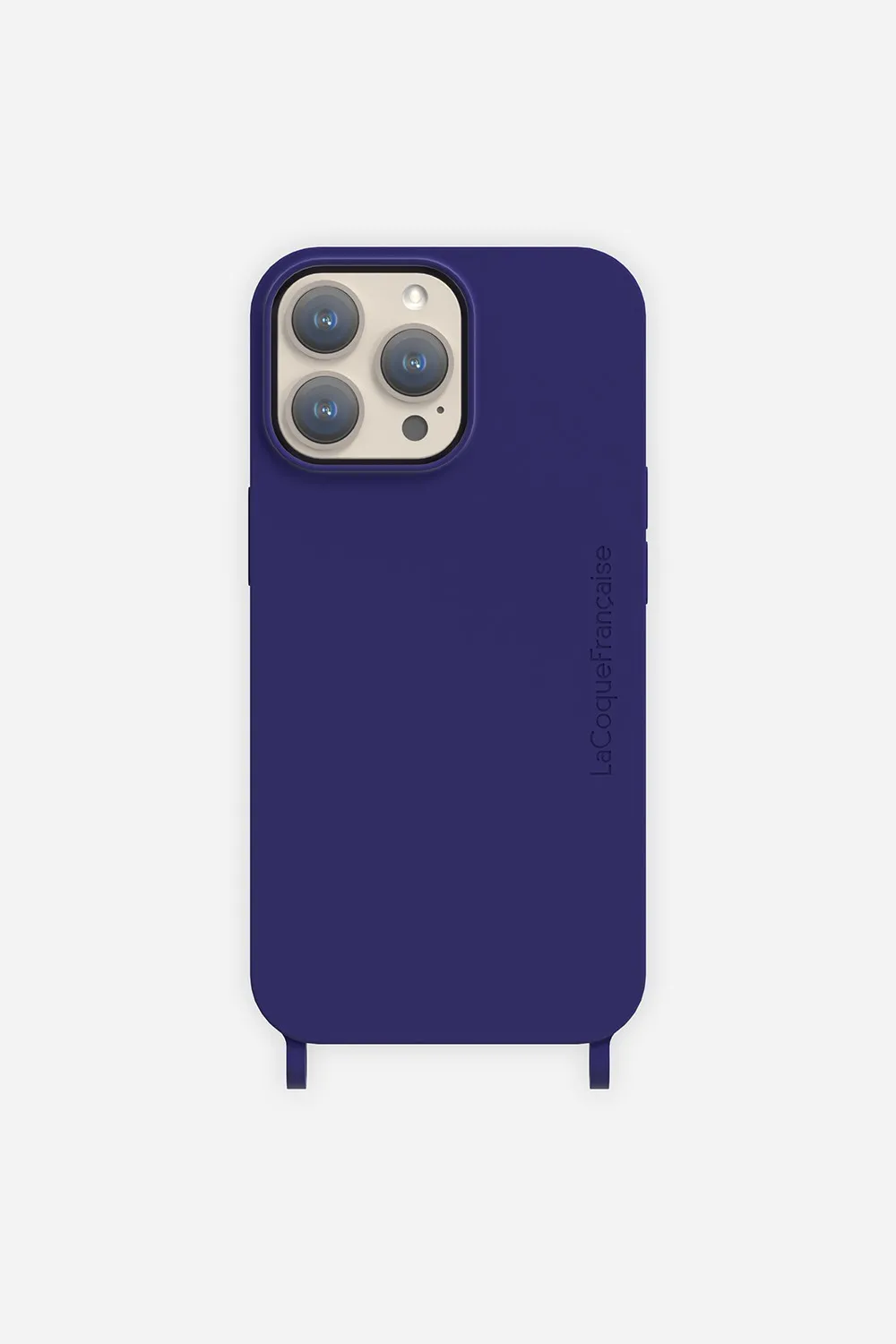 Coque de téléphone soft touch avec anneaux pour iphone 13 pro Bleu
