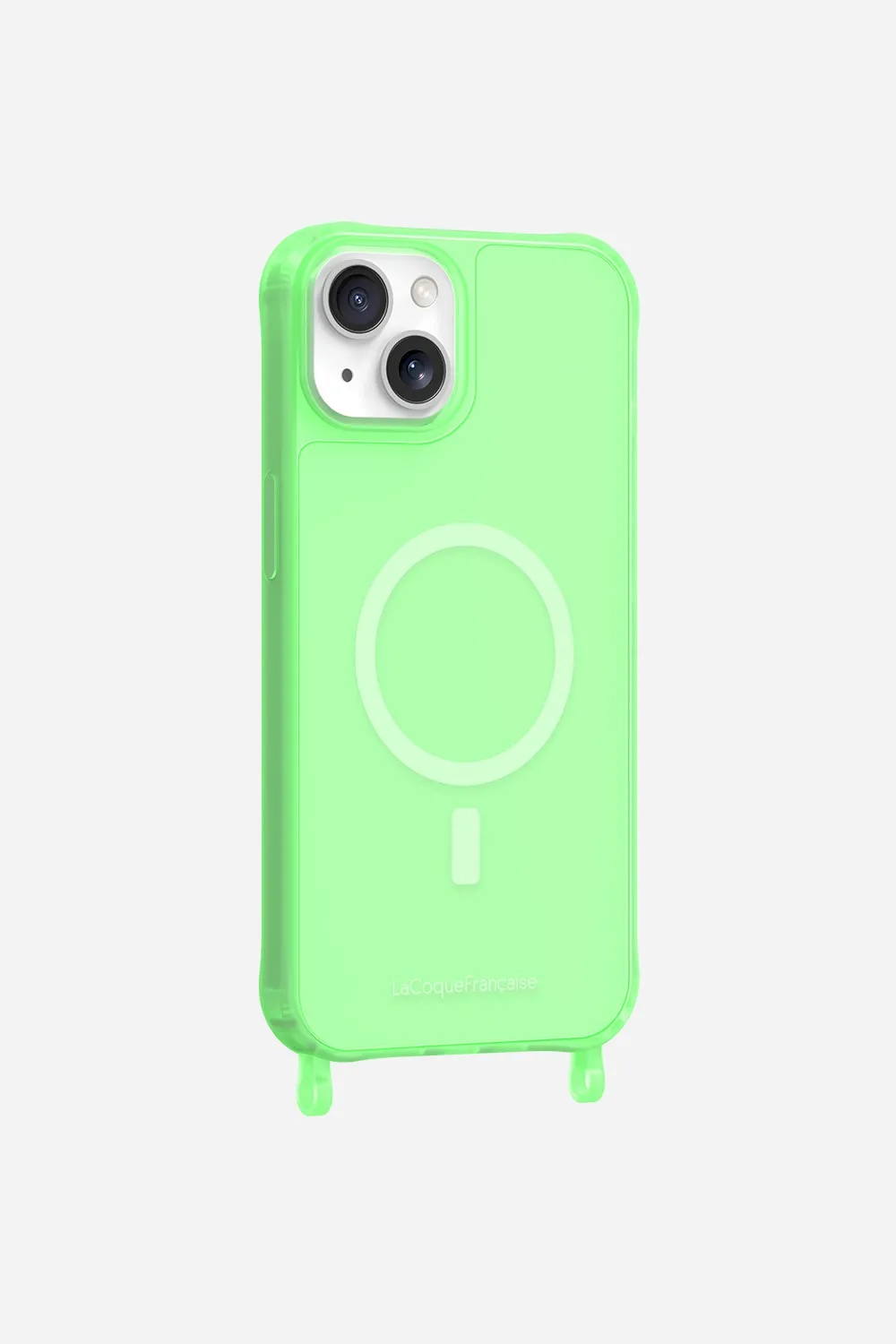 Coque de téléphone magsafe avec anneaux pour iphone 13 Vert