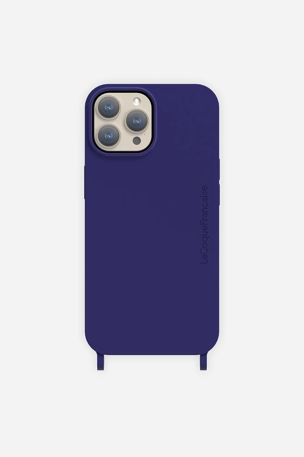Coque de téléphone soft touch avec anneaux pour iphone 15 pro max Bleu