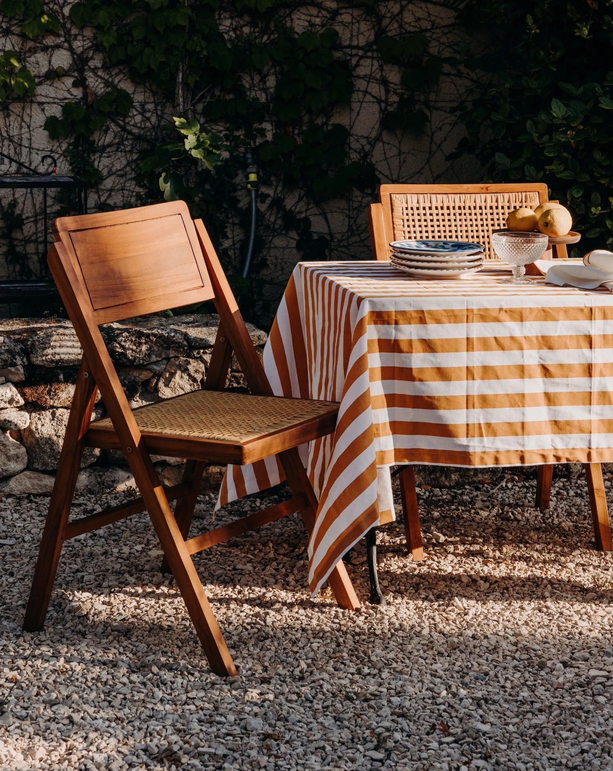 La chaise cannée Beige JEANNE