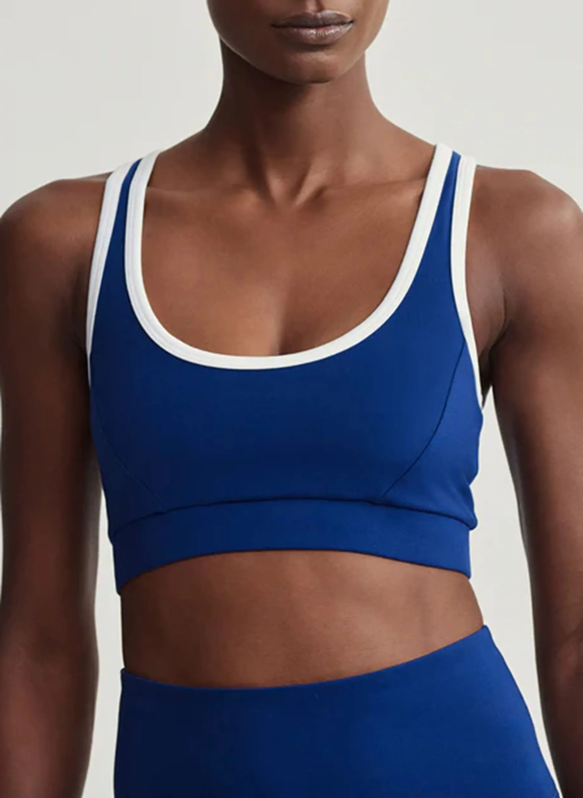 Brassière en fibres recyclées mélangées Multicolore