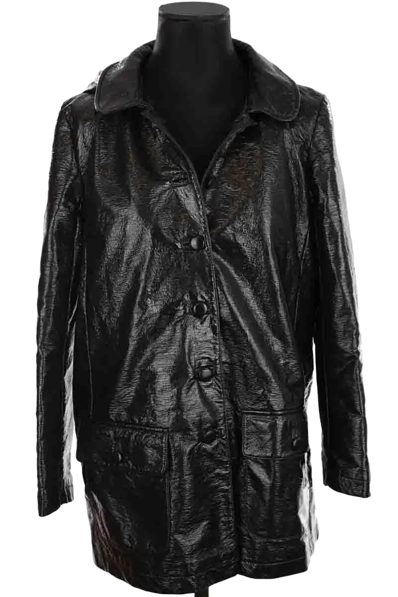 Manteau en coton Noir