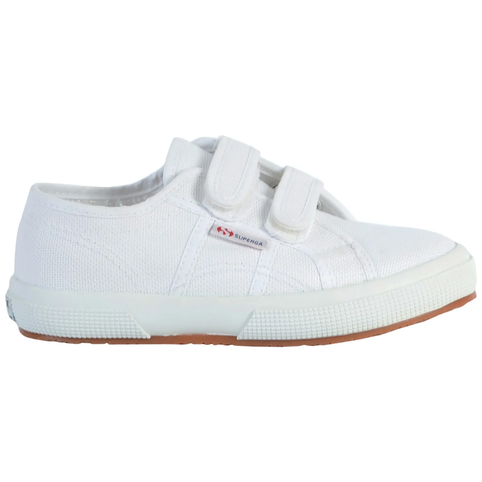 Basket superga enfant cotjstrap classic Blanc