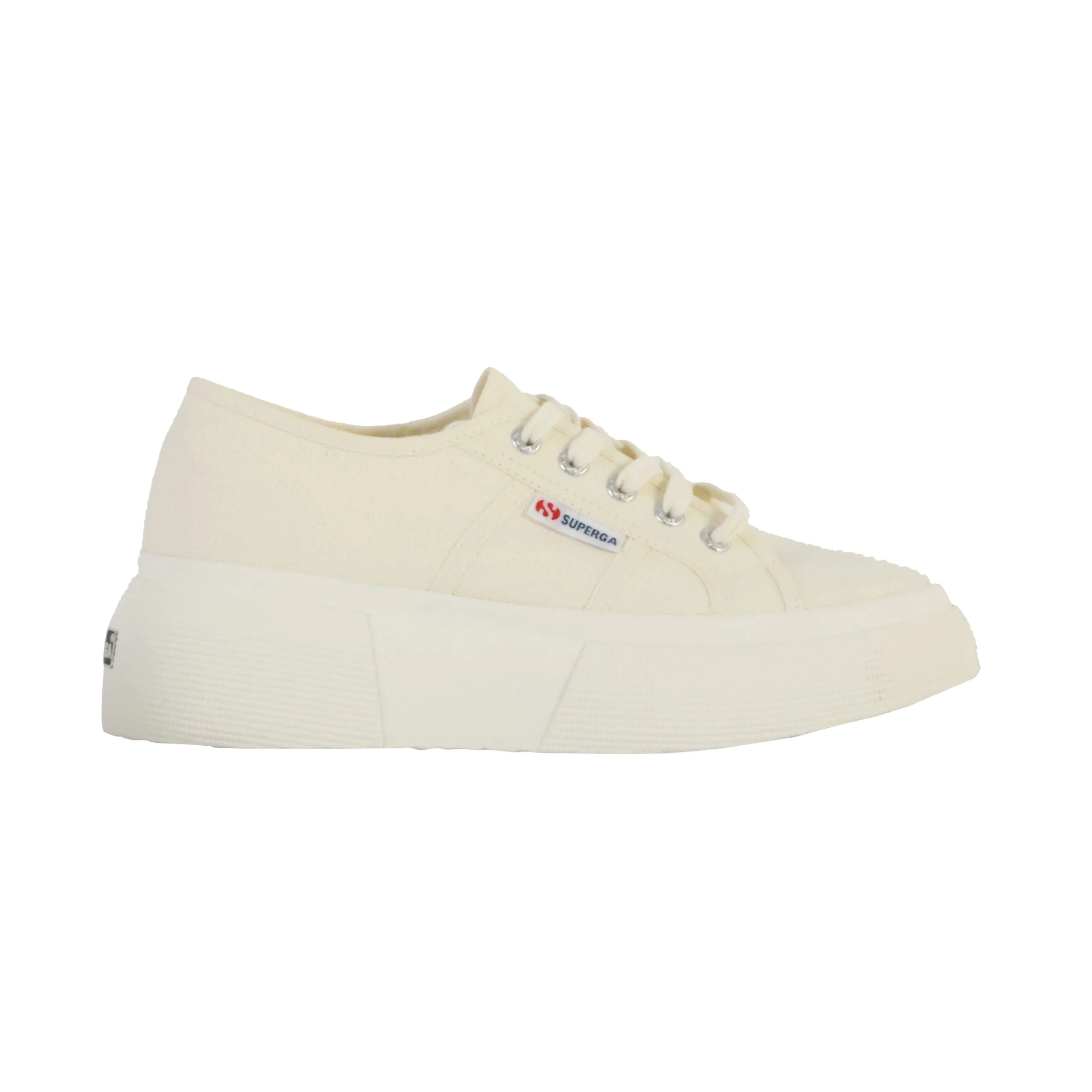 Basket basse à lacets superga bubble Beige