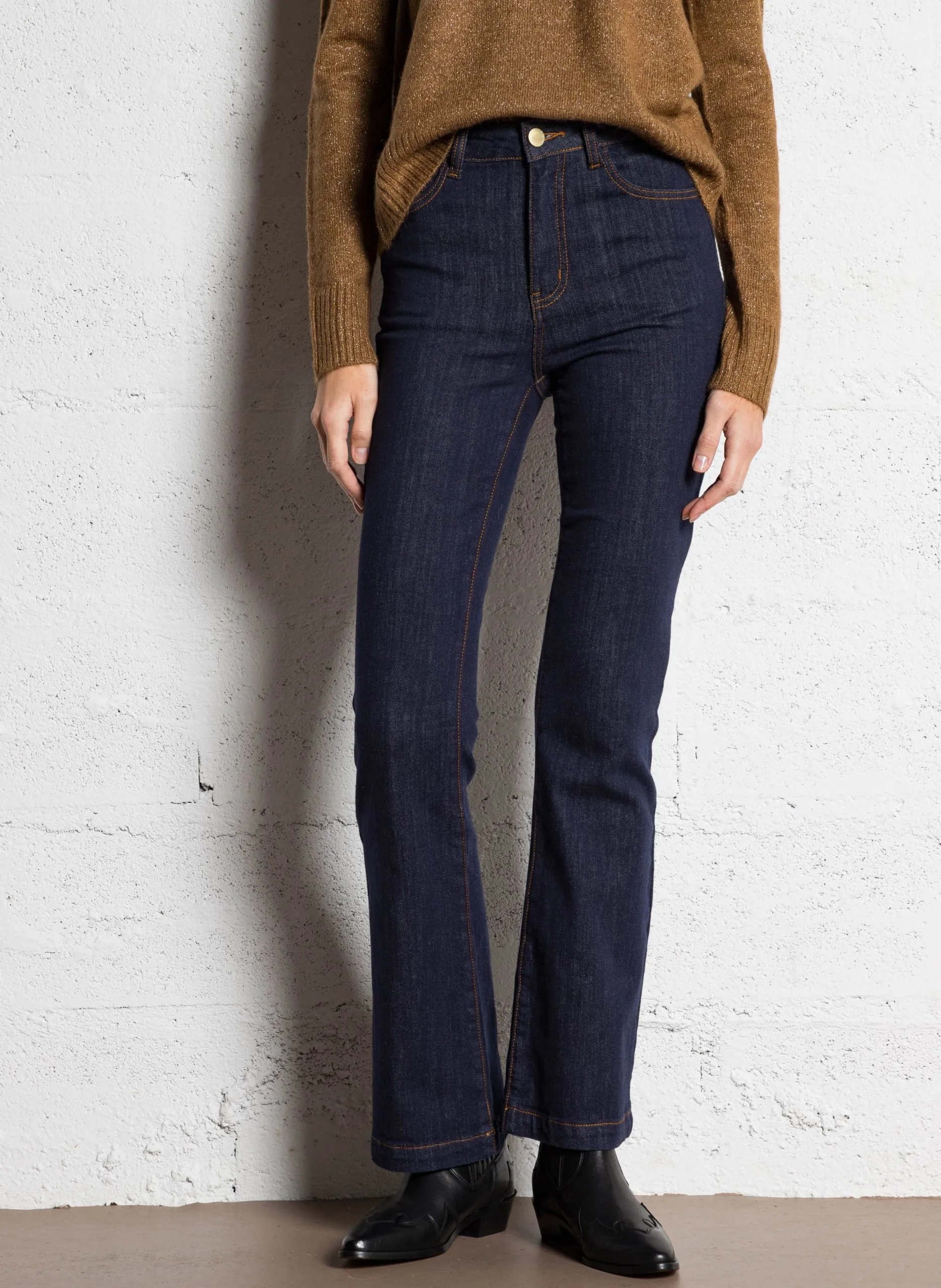 Jean flare brut Bleu LANCELOT