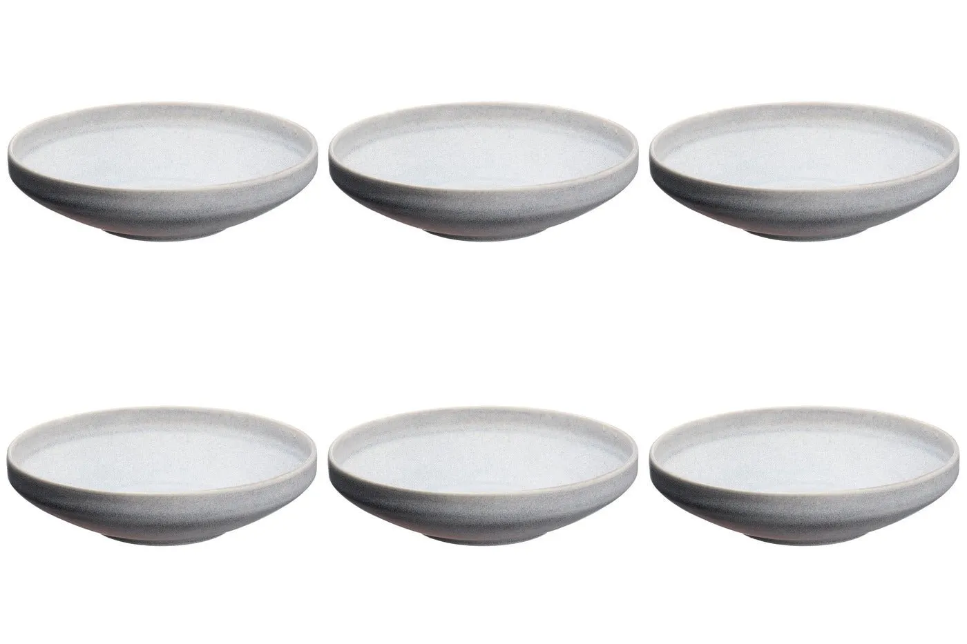 Assiette creuse stone ø20cm - 6 pièces - gris lune Gris